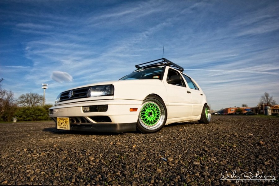 Volkswagen Golf roues BBS RS R15 6.5J ET17 165/45 8.5J ET-8 195/45