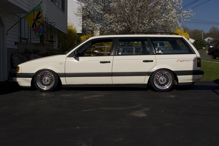 Volkswagen Passat B3 roues BBS RS R15 8.5J ET11 195/45