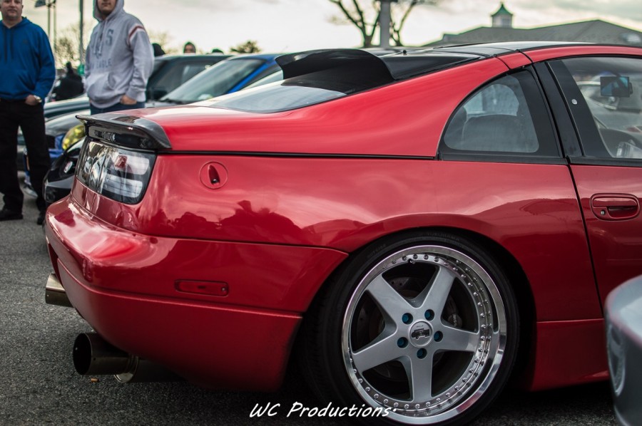 Nissan 300ZX Z32 roues Work Emotion CR KAI R18 9.5J ET30 225/35 Equip 05 10J ET36 255/35