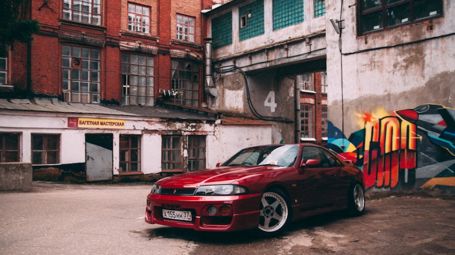 Nissan Skyline R33 roues SSR Veilside Andrew Racing V R17 8J ET35 R18 9J
