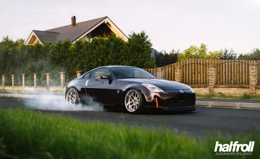 Nissan 350Z roues Weds Sport Kranze LXZ R19 11J ET5 245/35 11.5J ET-2 255/35
