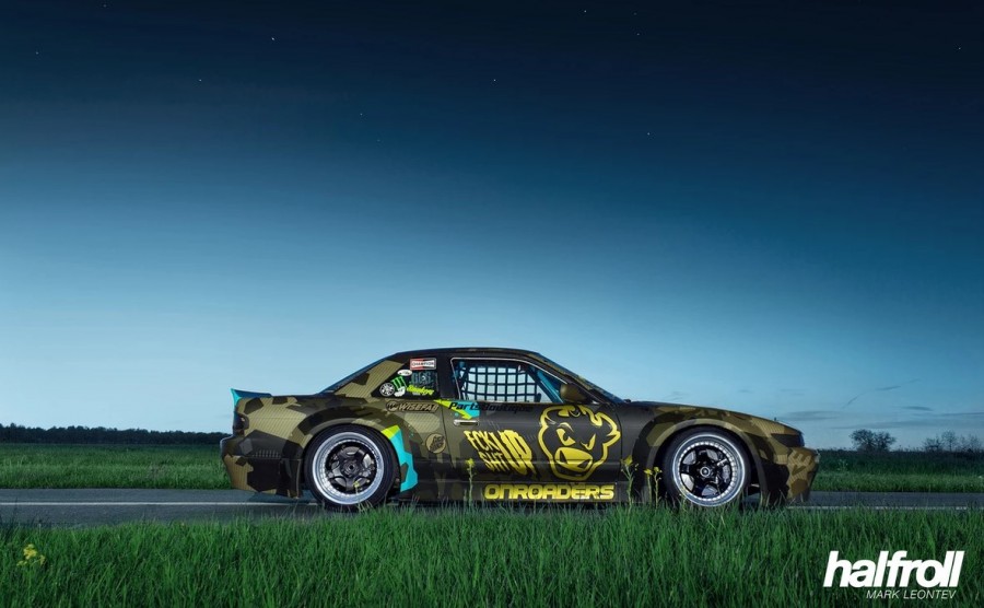 Nissan Silvia S13 roues Work Meister S1 3P R18 9.5J ET28 11J