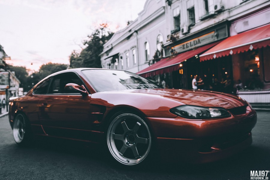 Nissan Silvia S15 roues Rays Volk Racing TE37V R18 9.5J 225/35 10.5J