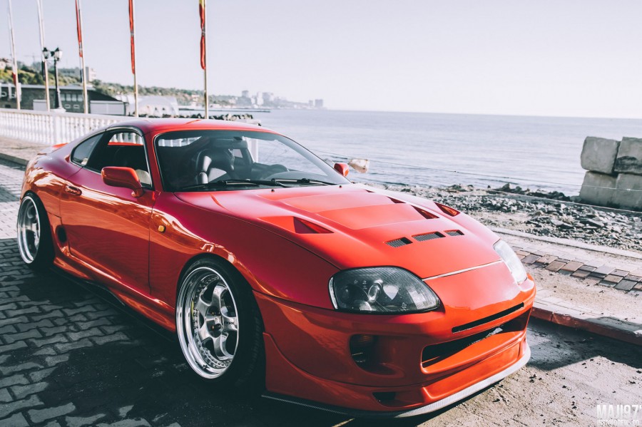 Toyota Supra A80 roues Work Meister S1 3P R19 10J ET15 245/35 11J ET11 265/35