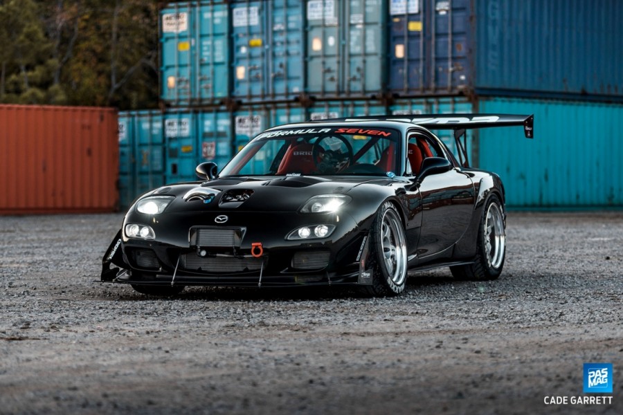 Mazda RX-7 FD roues Work Meister S1 3P R18 245/40 295/40