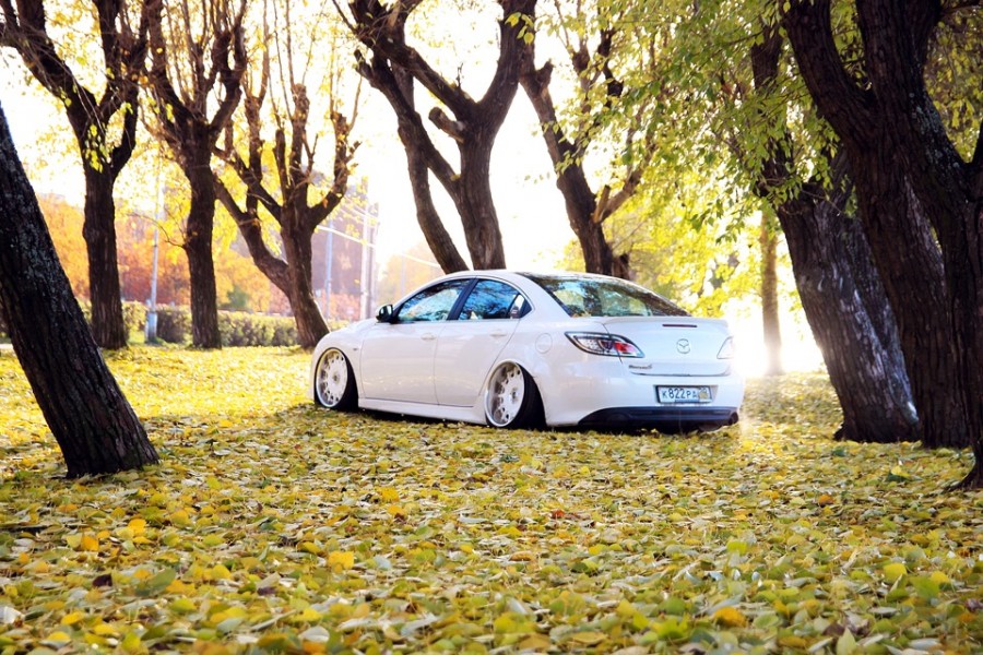 Mazda 6 2e génération roues Super Star Pure spirits dante R19 10J ET34 215/35 12.5J ET1 245/35 fuckhaters 