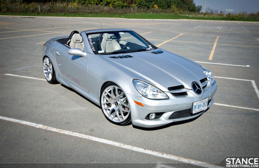 Mercedes-Benz SLK-Class R171 roues Sonic Tuning ST160 R19 8.5J ET35 235/35 9.5J 245/35