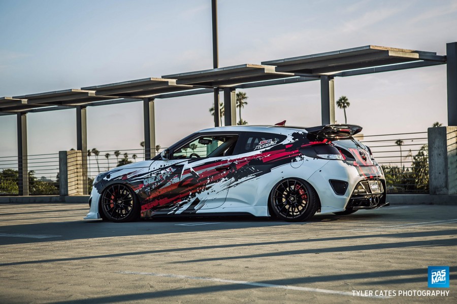 Hyundai Veloster 1re génération roues Weds Sport SA15R R18 8.5J ET35 215/40