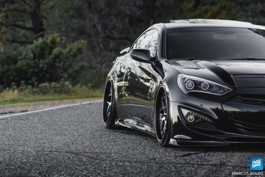 Hyundai Genesis Coupe roues Avant Garde F411 R20 9.5J ET20 255/35 11J 285/30