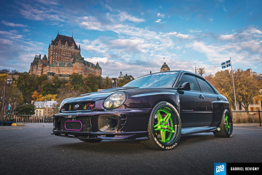 Subaru Impreza GD, GG roues Niche Versaille R19 10.5J ET32 285/30 ET22