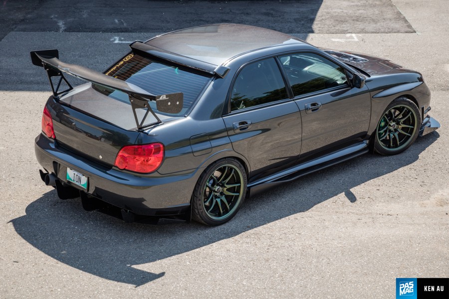 Subaru Impreza GD, GG roues Work Emotion CR2P R18 9.5J ET38 255/35 WRX STI 