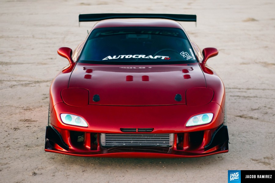 Mazda RX-7 FD roues Rays Volk Racing F-Zero Challenge R18 9.5J ET22 265/40
