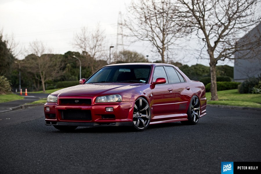 Nissan Skyline R34 roues OEM Nissan GTR R20 10.5J ET25 285/35