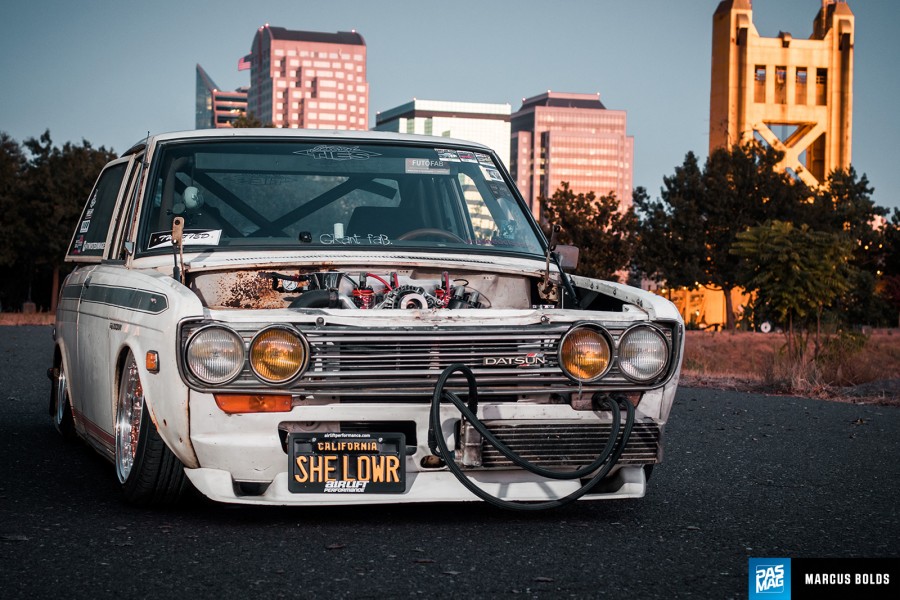 Datsun 510 roues BBS RS R15 7J ET14 165/45 8J ET39 165/50