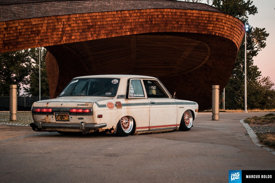Datsun 510 roues BBS RS R15 7J ET14 165/45 8J ET39 165/50