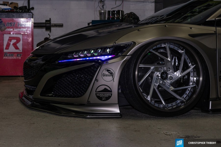 Acura NSX 2 generation. NC1 roues Tecnocraft Forged R20 10J ET-10 245/30 13J ET-55 305/30