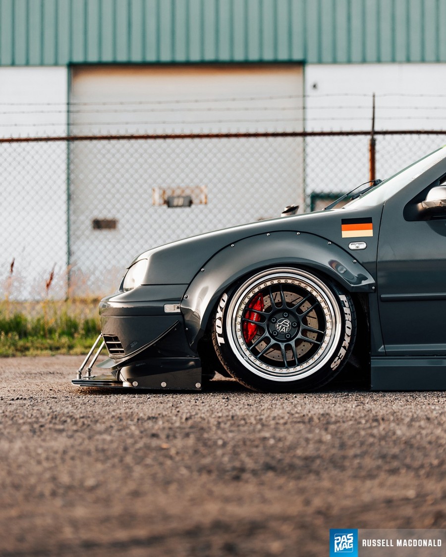 Volkswagen Golf MK4 roues Enkei RPF1 R18 11.5J 265/35 13J 285/30 GTI 