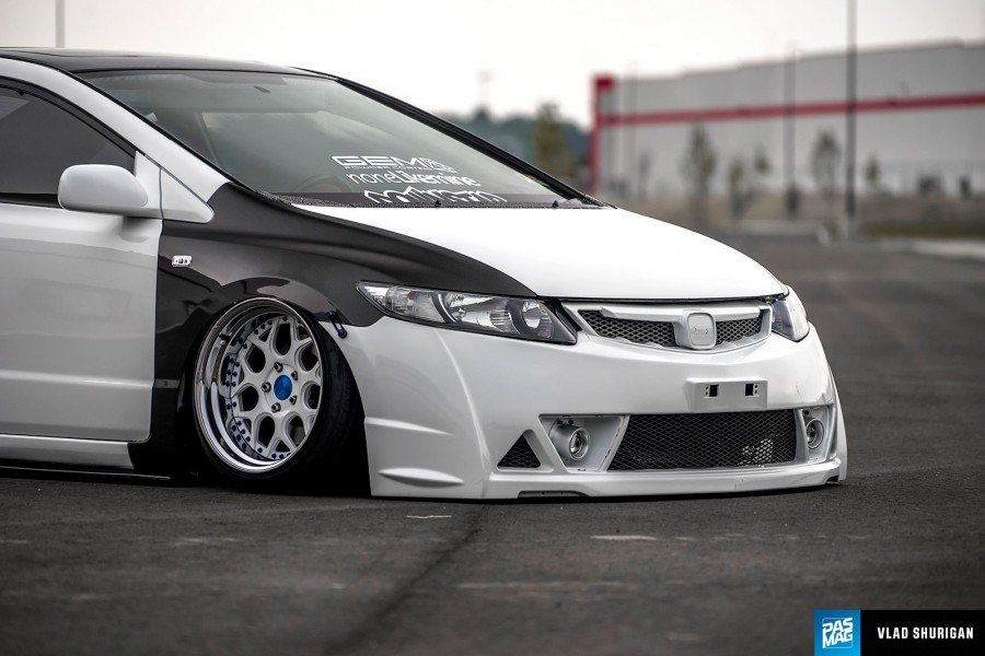 Honda Civic FA/FG/FK/FN/FD roues Avant Garde F110 R17 10J ET9 205/40 Si 