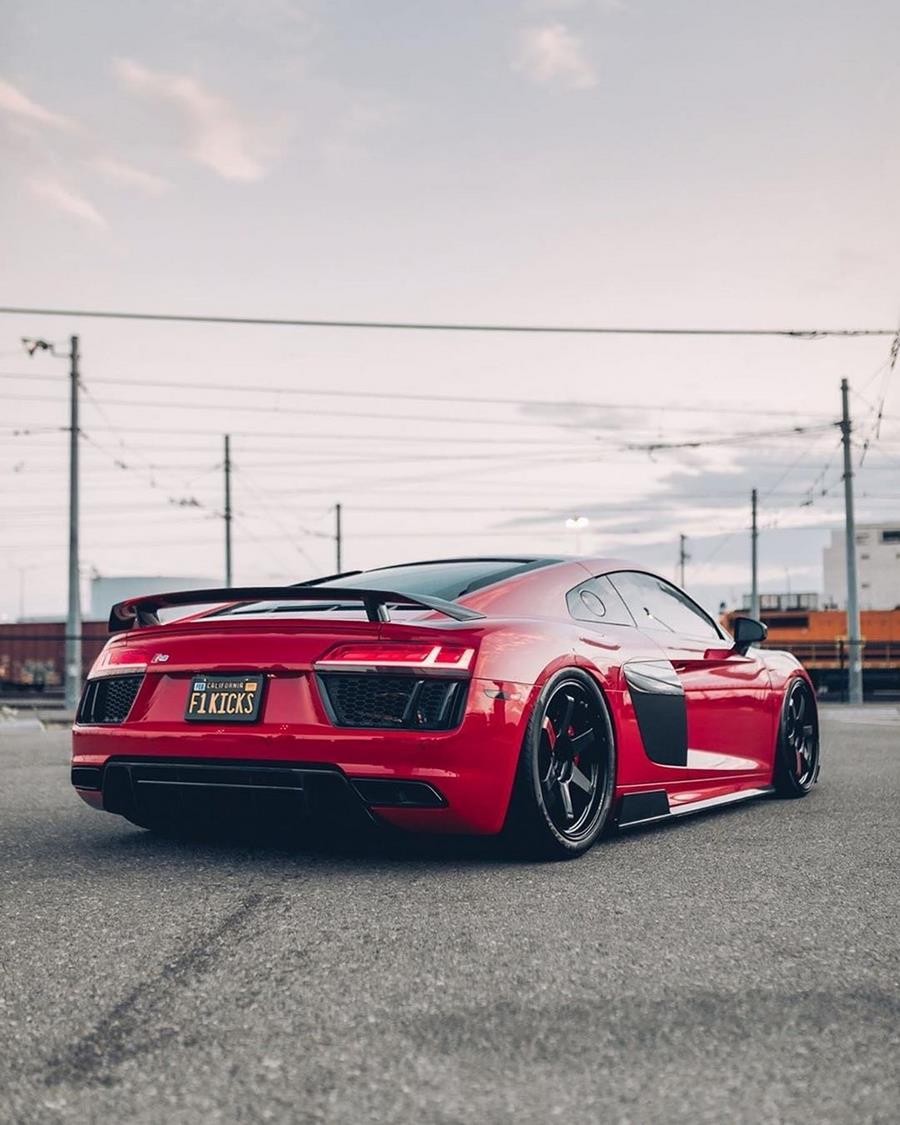 Audi R8 Type 4S roues Rays Volk Racing TE37 R20