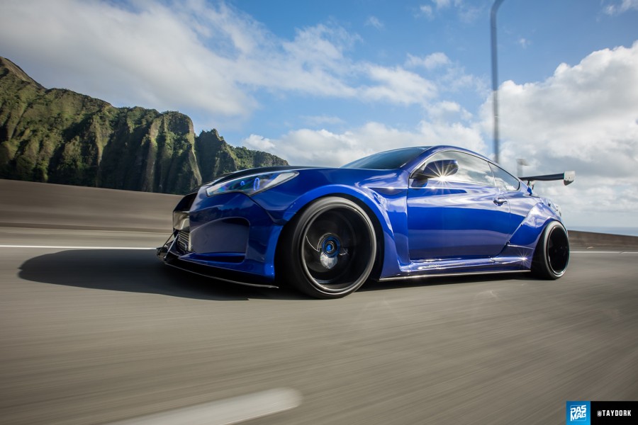 Hyundai Genesis Coupe roues Avant Garde F433 R19 10.5J ET-7 245/35 13J ET-13 295/30