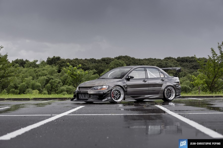 Mitsubishi Lancer Evolution VII roues Work Meister M1 3P R18 11J 255/40 CT9A 