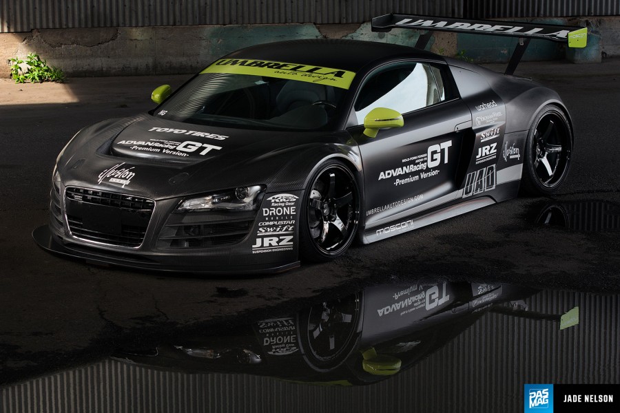 Audi R8 Type 42 roues Advan Yokohama GT R20 10J R21 12J