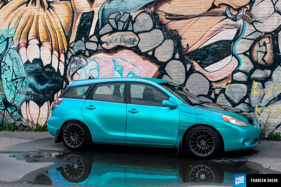 Toyota Matrix E130 roues XXR 550 R17 9.25J ET19 215/35