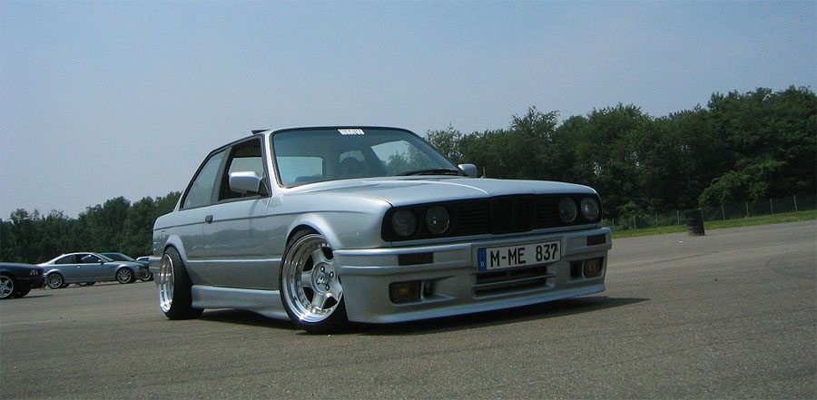 BMW 3 series E30 roues Schmidt Modern Line Revolution R16 9J ET15 215/40 10J ET3 225/40 325E KW Variant 2 