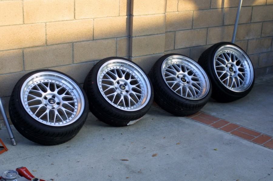 BMW 3 series E46 roues Work VS-XX R19 9.5J ET36 225/35 ET26