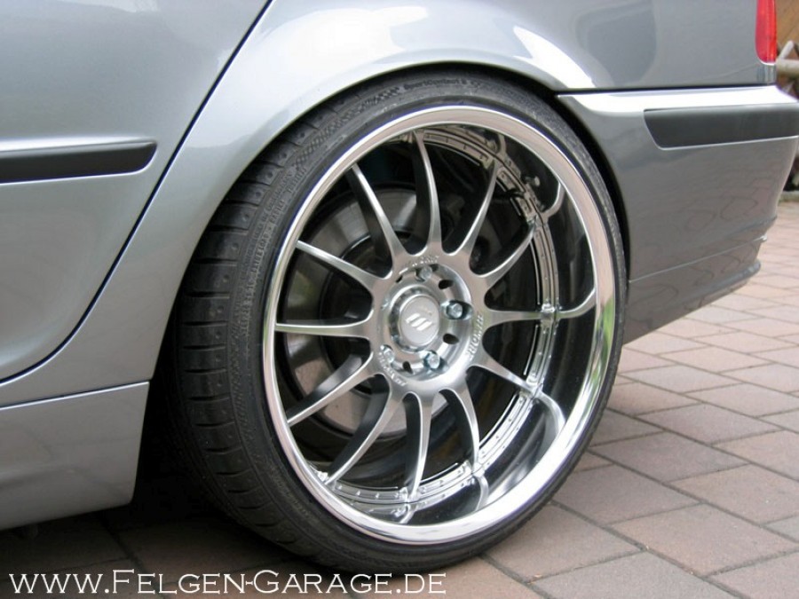 BMW 3 series E46 roues Work Euroline XS2 R19 9.5J ET35 225/35 10.5J 265/30
