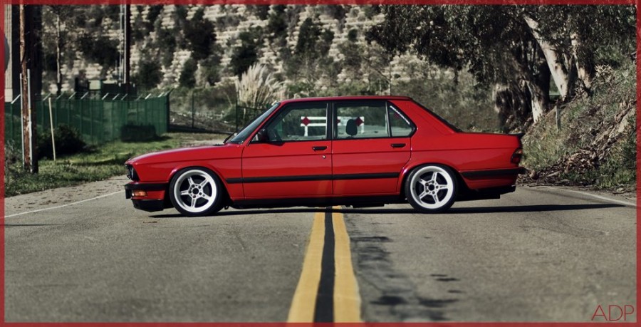 BMW 5 series E28 roues BMW E31 850CSi R17 8J ET10 205/40 9J ET29 215/40 DaRedRocket 