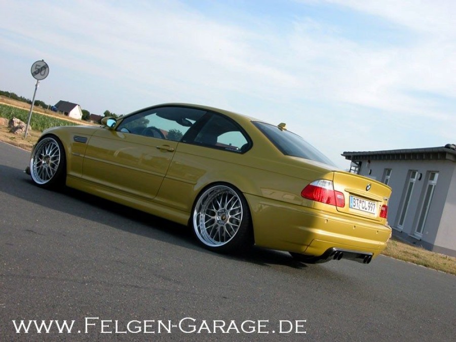 BMW 3 series E46 roues Work VS-XX R20 9.5J ET51 235/30 11J ET19 285/25
