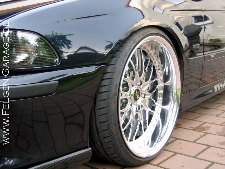BMW 5 series E39 roues Work Rezax 2 R20 10J ET10 255/30 11.5J ET16 305/25 M5 