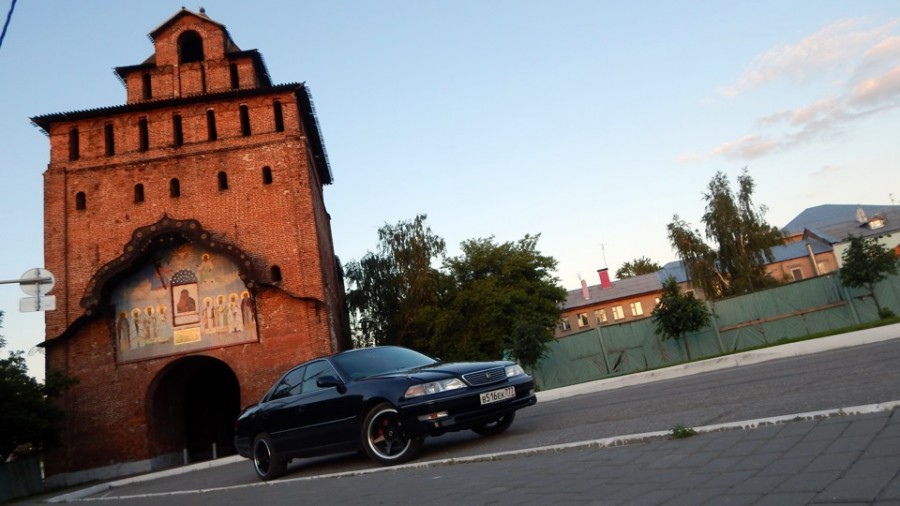 Toyota Mark II 100 roues Rays Volk Racing TE37 R17 7.5J ET35