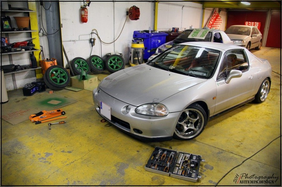 Honda del Sol roues Schmidt Space Line R16 8J ET30 195/40