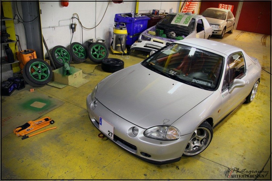 Honda del Sol roues Schmidt Space Line R16 8J ET30 195/40
