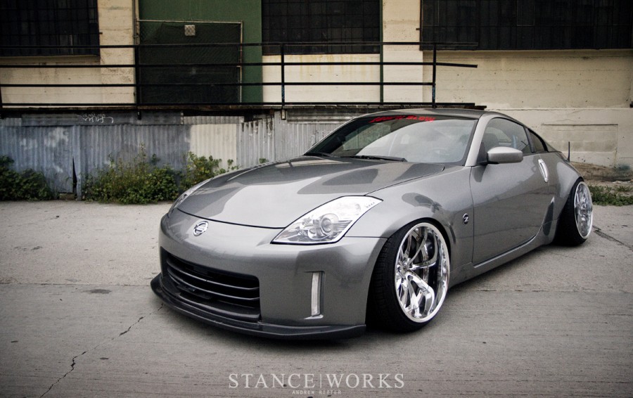 Nissan 350Z roues Weds Sport Kranze Vishunu SBC