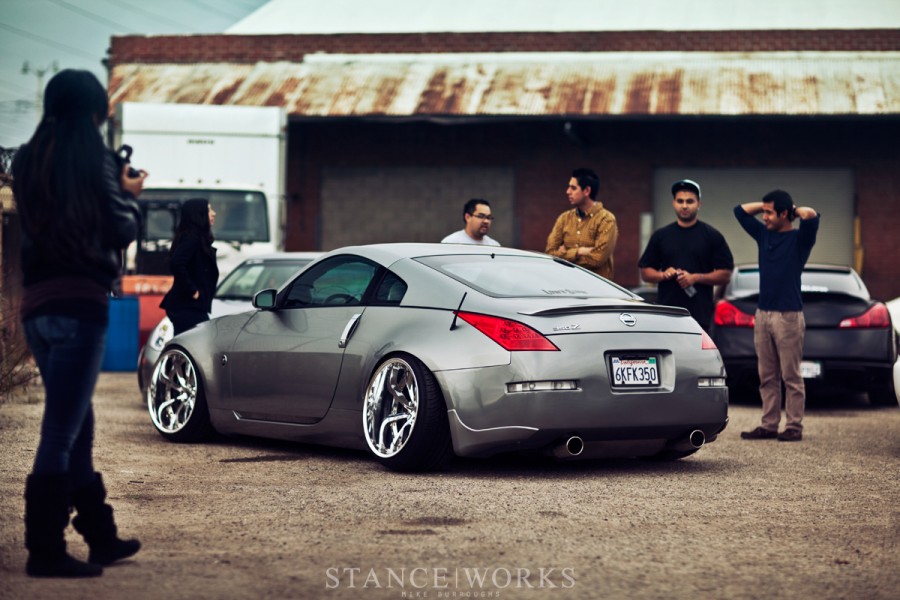 Nissan 350Z roues Weds Sport Kranze Vishunu SBC