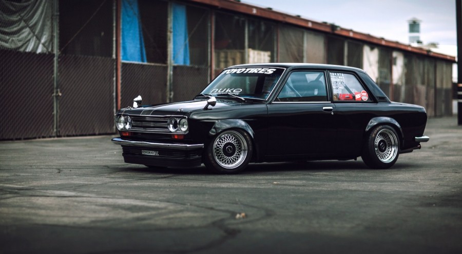 Datsun 510 roues Enkei EK64 R15 8J ET-7 9J ET-15
