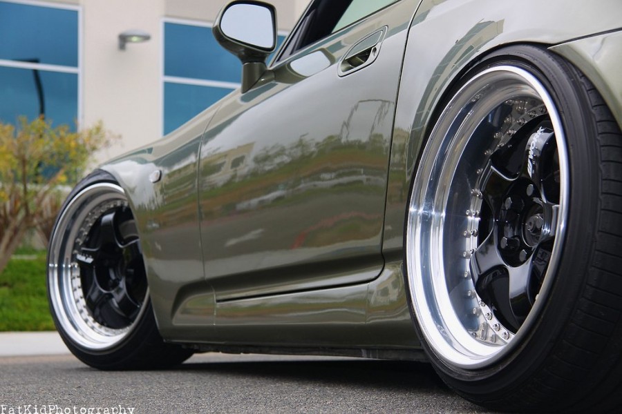 Honda S2000 roues Work Meister S1 3P R18 9.5J ET24 225/40 10.5J 255/35