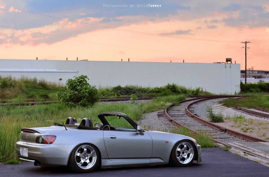 Honda S2000 roues Work Meister S1 2P R17 8J ET35 215/45 9J 235/40
