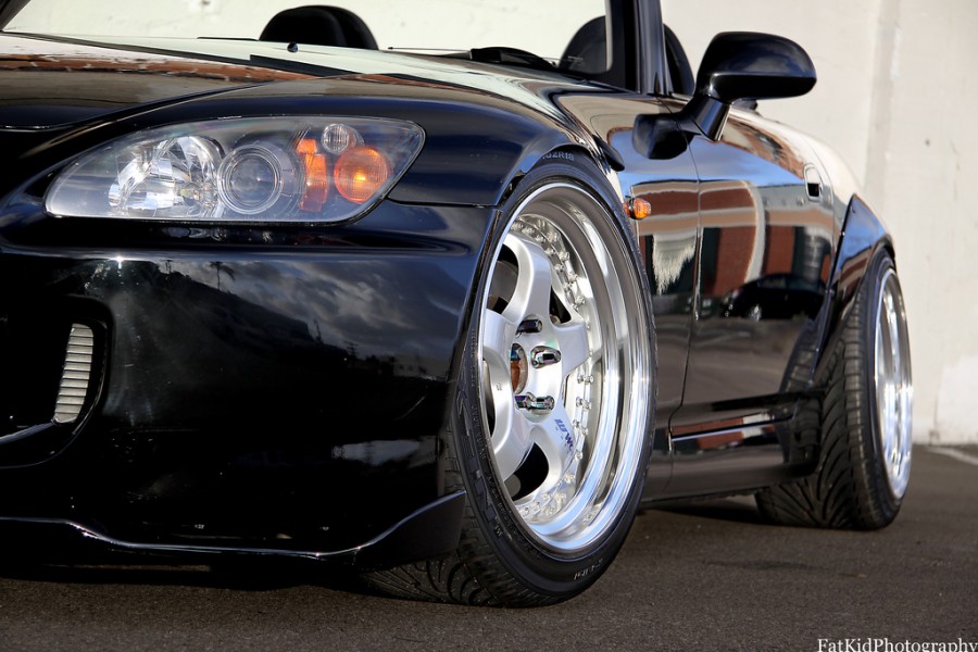 Honda S2000 roues Work Meister S1 3P R18 9.5J ET37 245/40 10.5J ET24 265/35
