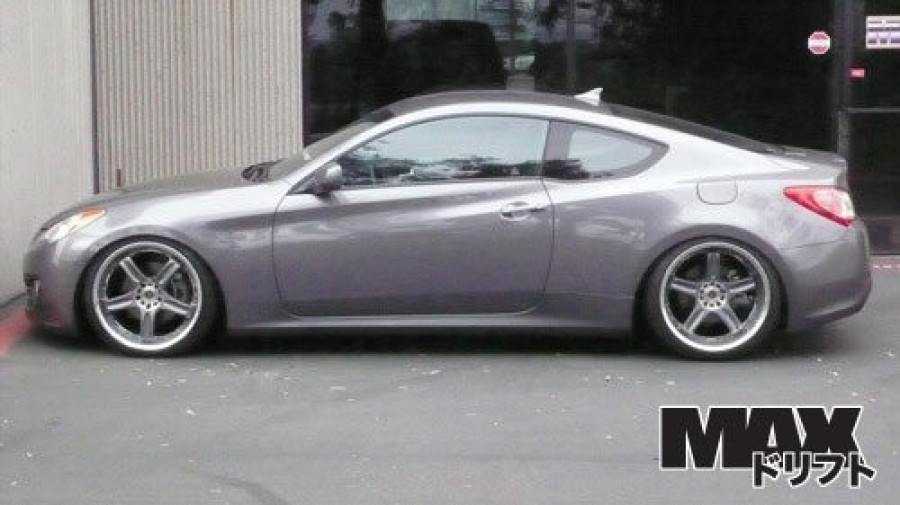 Hyundai Genesis Coupe roues Rays Volk Racing GT-C Face1 R20 9.5J ET31 225/35 10.5J ET22 255/35