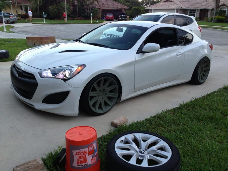 Hyundai Genesis Coupe roues Esr SR01 R18 9.5J ET22 235/40 10.5J 265/40