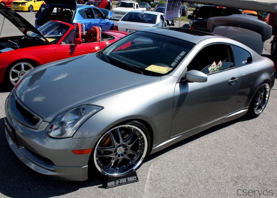 Infiniti G35 Coupe roues Axis Matrix R20 9J ET-3 225/35 10.5J ET5 255/35