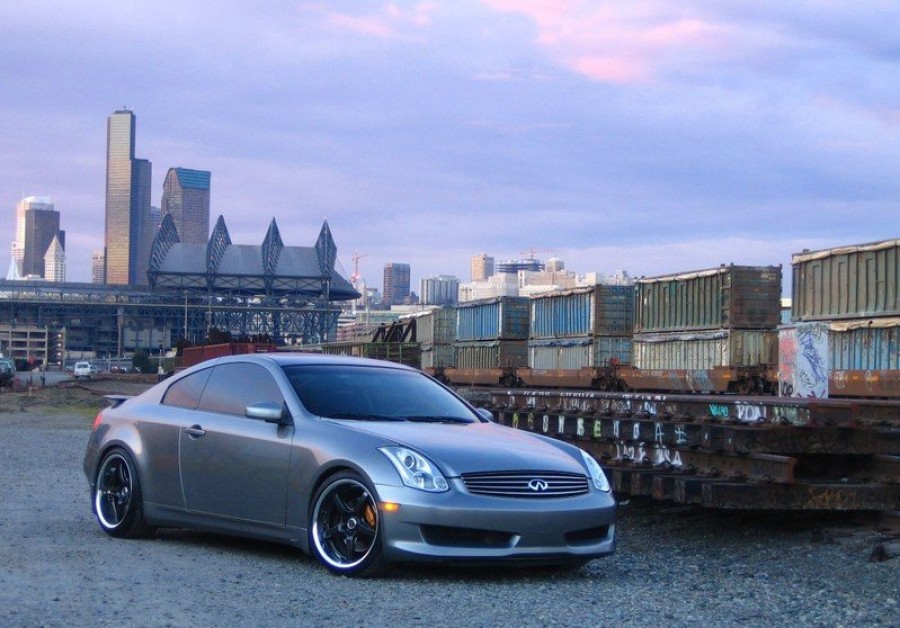 Infiniti G35 Coupe V35 roues Rays Volk Racing GT-S R19 9.5J ET17 245/35 10.5J ET18 275/35
