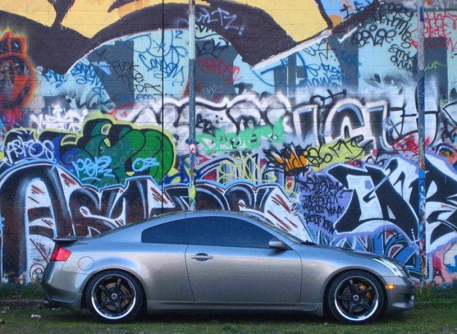 Infiniti G35 Coupe V35 roues Rays Volk Racing GT-S R19 9.5J ET17 245/35 10.5J ET18 275/35