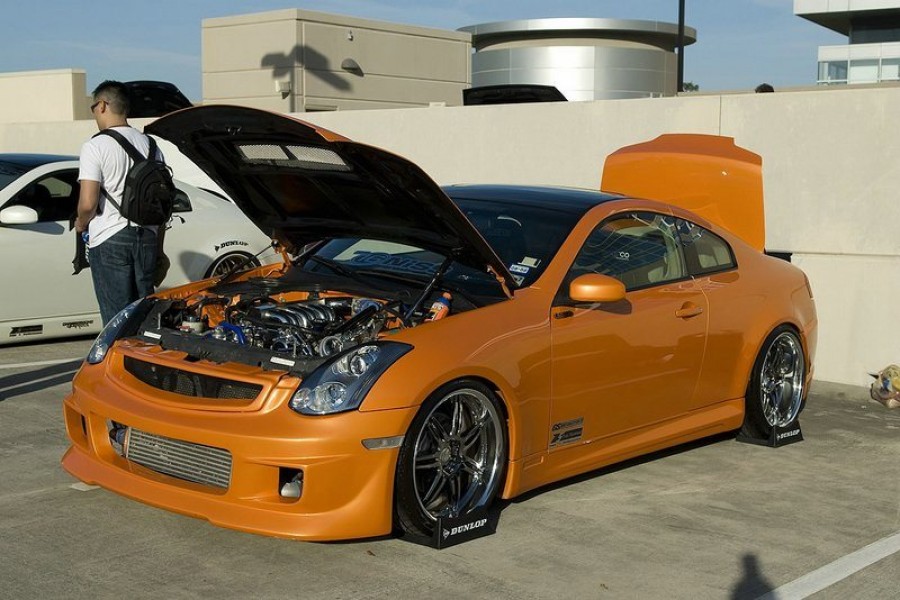Infiniti G35 Coupe V35 roues Work Varianza T1S R20 9.5J ET15 245/35 11J 275/35
