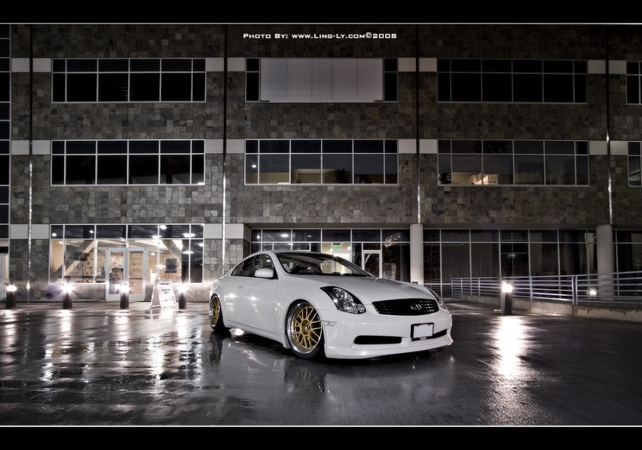 Infiniti G35 Coupe V35 roues SSR Professor MS1 R19 9.5J ET25 245/35 10.5J ET18 275/35
