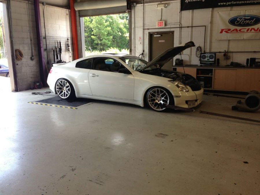 Infiniti G35 Coupe V35 roues Avant Garde M310 R19 9.5J ET20 225/35 11J ET18 265/30